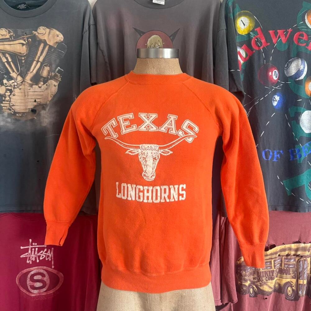 True Vintage 1960s Flock Texas Longhorns Sweat/Crewneck